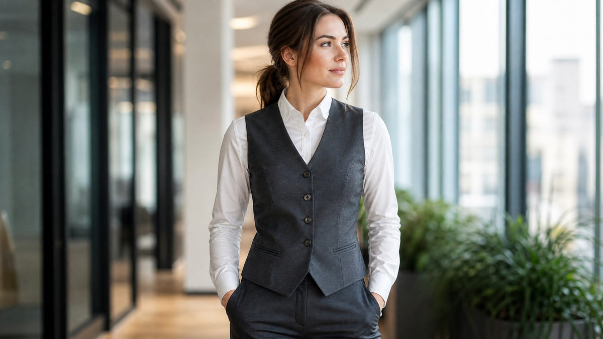 Women's Waistcoat Vests for Work UK: Branded From £8