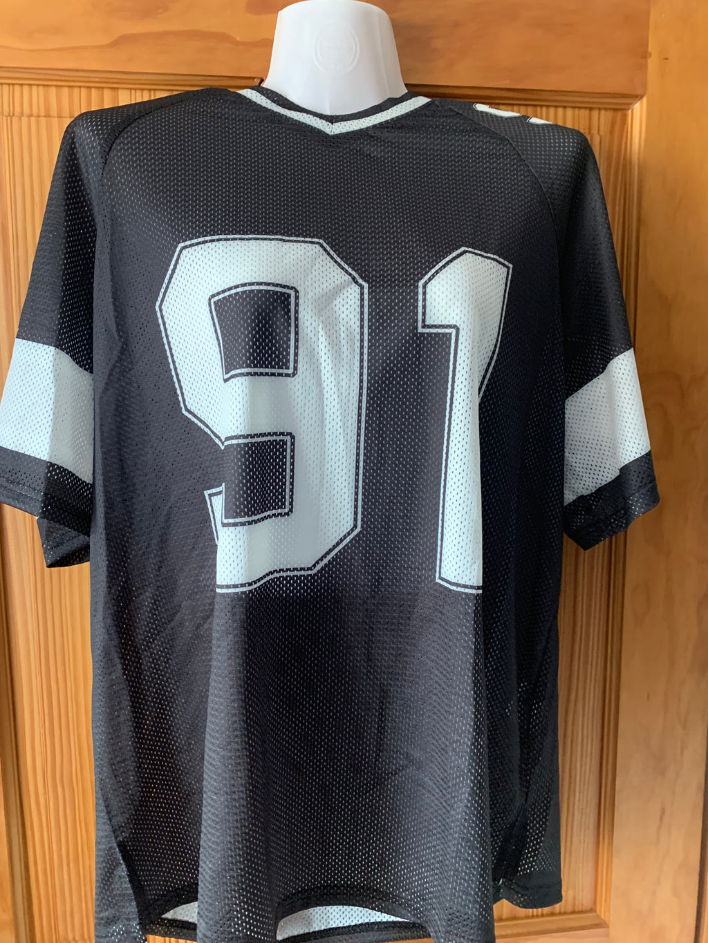 Women's Star Number Graphic Jersey T-Shirt – Black Medium