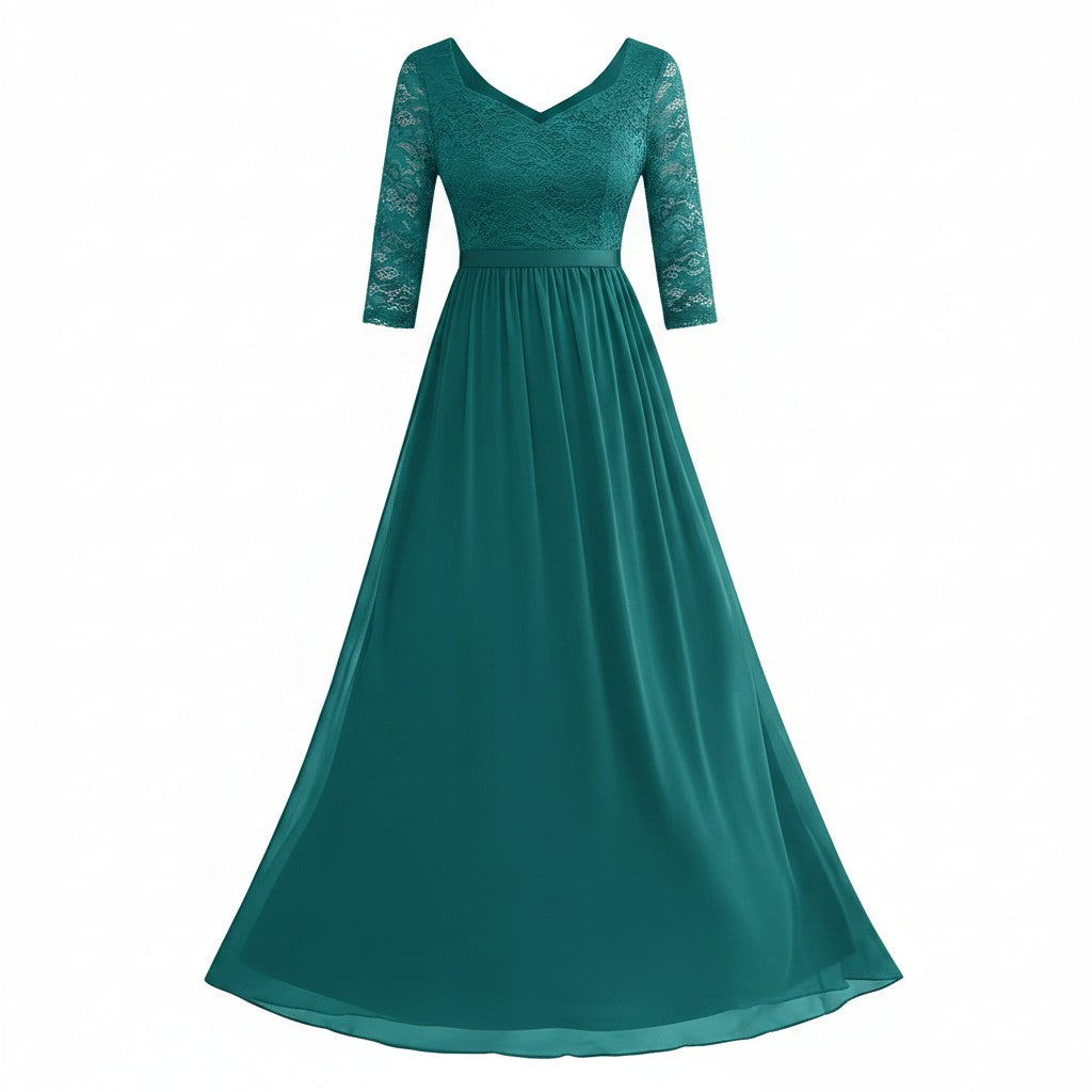 WedTrend Women's Prom Dresses Floor Length Wedding Gown Sweetheart Neck Wedding Guest Dress Semi Formal Dresses Cocktail Party WT0312PeacockGreenM