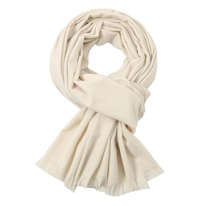 Swat Pany Pashmina Scarf Soft Shawl Women's Beige Low Stretch Lightweight