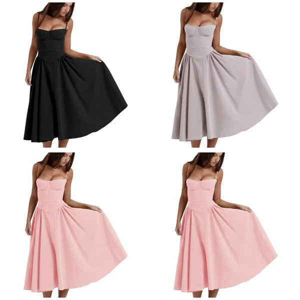 Jinsha Sundress Champagne Small - end of season holiday bargain