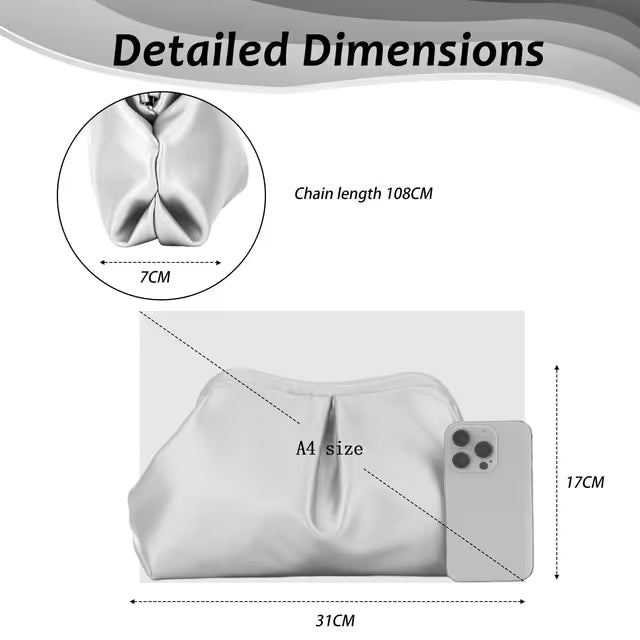 Dumpling Clutch Bag for Women